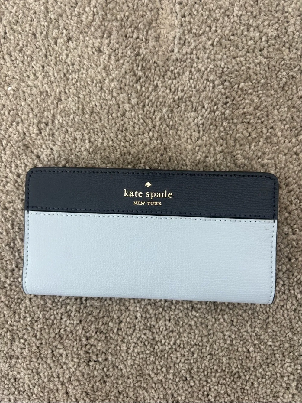 kate spade Lg Slim Bifold Wallet - Blue